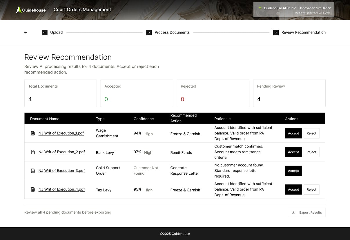 V2 — Edit Mode removed: bulk Review Recommendation table