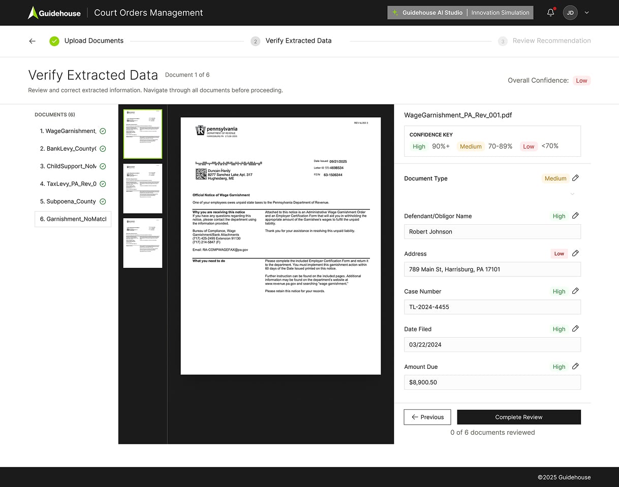 V3 — Final: per-field confidence scoring with structured decision states