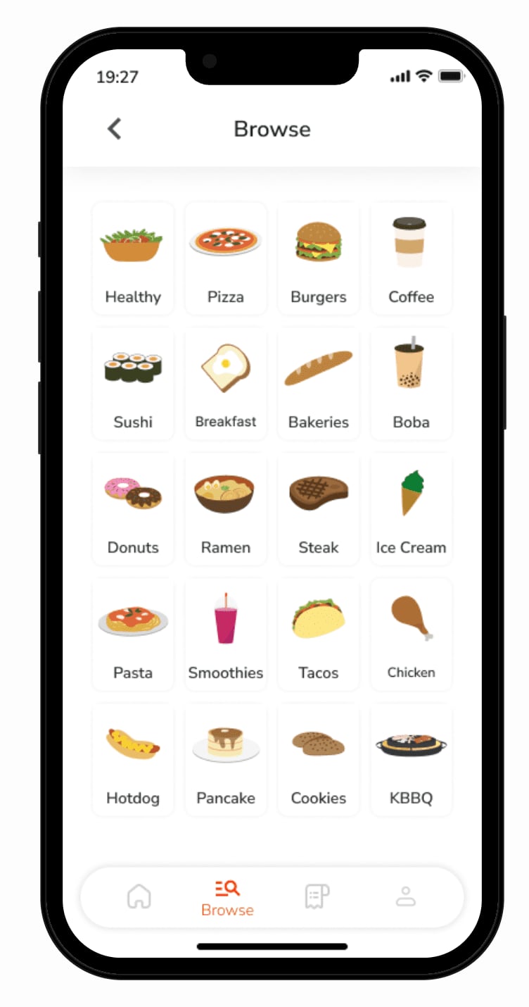 Food delivery app screen 9