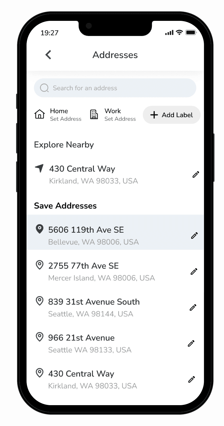 Food delivery app screen 23