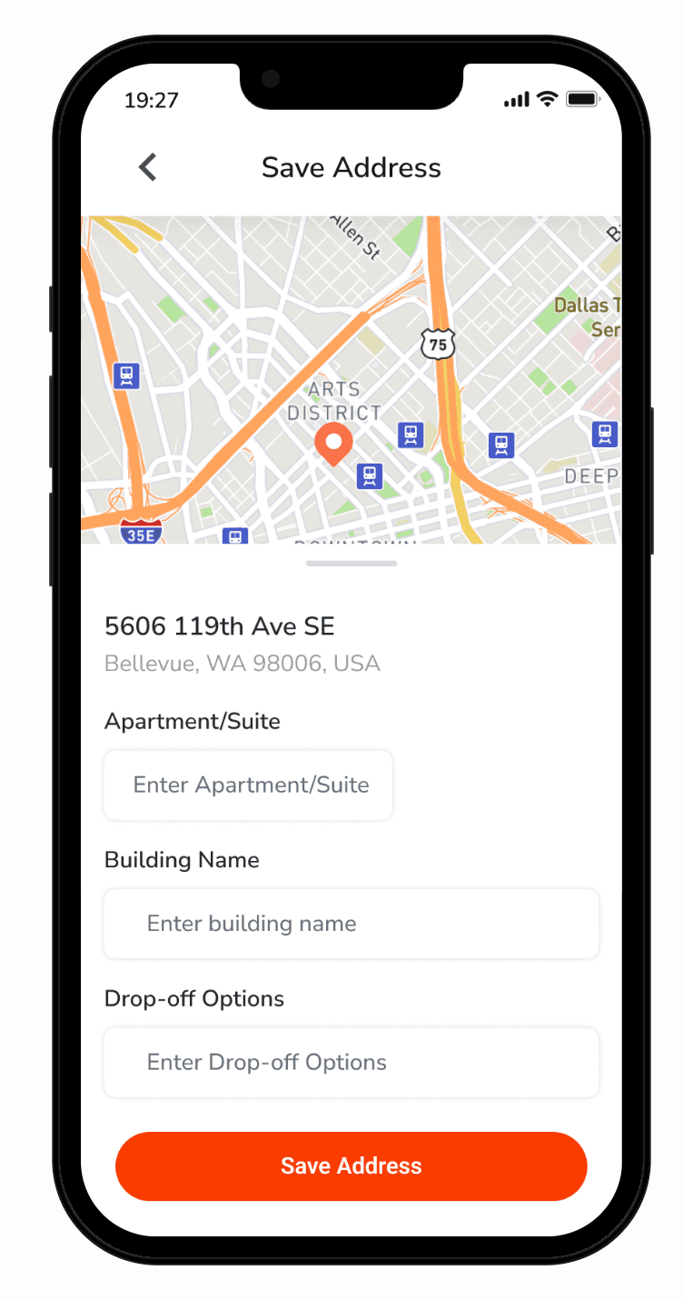 Food delivery app screen 24